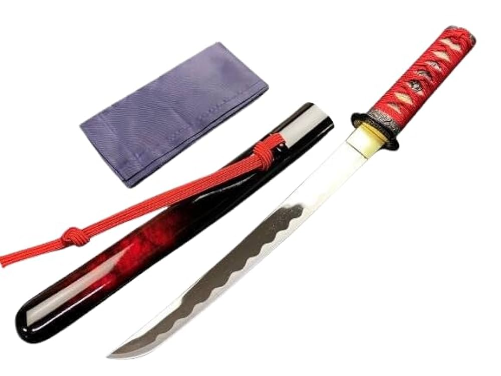 【美品】美術刀剣　模造刀 懐剣刀　マーブル赤 Amazon.co.jp: V.ROAD 模造刀 懐剣刀 マーブル赤 : おもちゃ